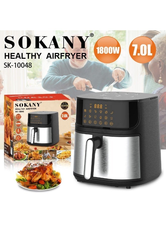 Sokany Digital Air Fryer 7 Liter 1800 Watt SK-10048 - Image 2